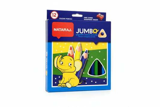 Colored Pencils 12 pcs Jumbo Triangular - JA Riollano