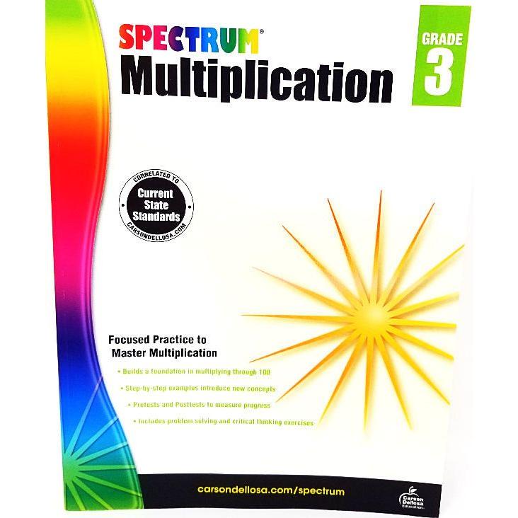 SPECTRUM MULTIPLICATION WORKBOOK GRADE 3