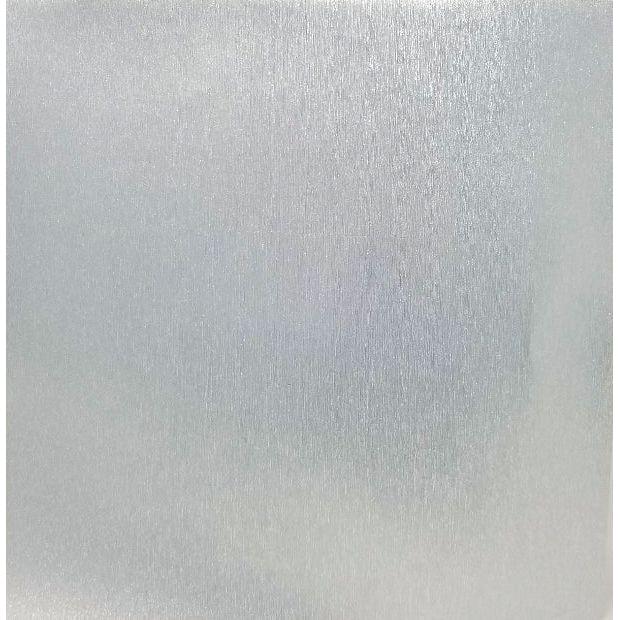 BRUSHED METAL PAPER - SILVER 12X12CARDSTOCK