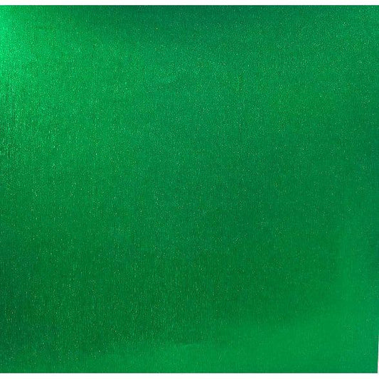 BRUSHED METAL PAPER - GREEN 12X12CARDSTOCK