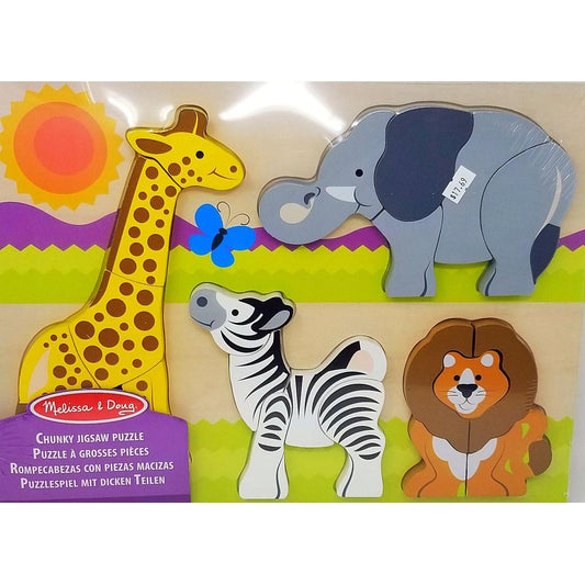 CHUNKY WOODEN JIGSAW PUZZLE- SAFARI