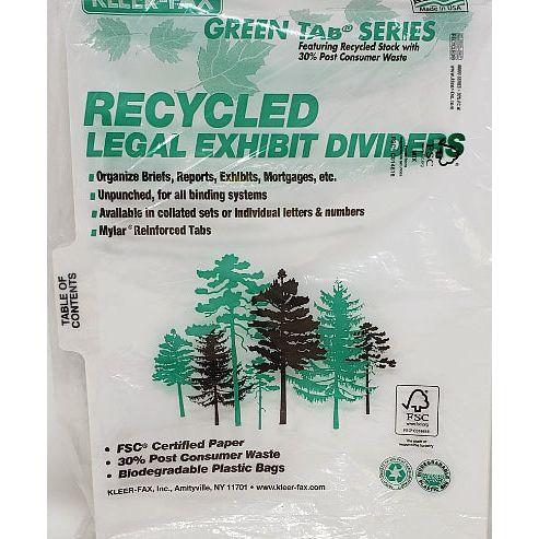 INDEX DIVIDER TABLE OF CONTENTS