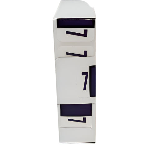 LATERAL FOLDERS NUMBERS #7 NAVY BLUE BOX/500