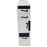 LATERAL FOLDERS NUMBERS #7 NAVY BLUE BOX/500