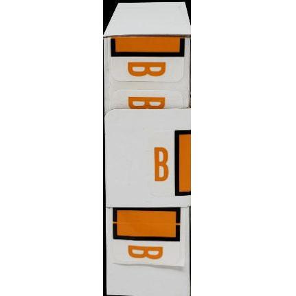 LATERAL FOLDERS LETTER B LIGHT ORANGE BOX/500