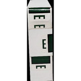 LATERAL FOLDERS LETTER E DARK GEEN BOX/500