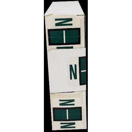 LATERAL FOLDERS LETTER N DARK GREEN BOX/500