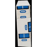 LATERAL FOLDERS LETTER O BLUE BOX/500