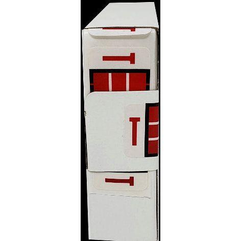 LATERAL FOLDERS LETTER T RED BOX/500