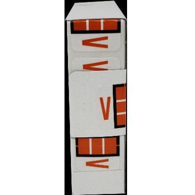 LATERAL FOLDERS LETTER V DARK ORANGE BOX/500