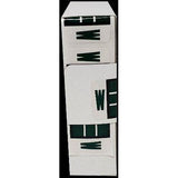 LATERAL FOLDERS LETTER W DARK GREEN BOX/500
