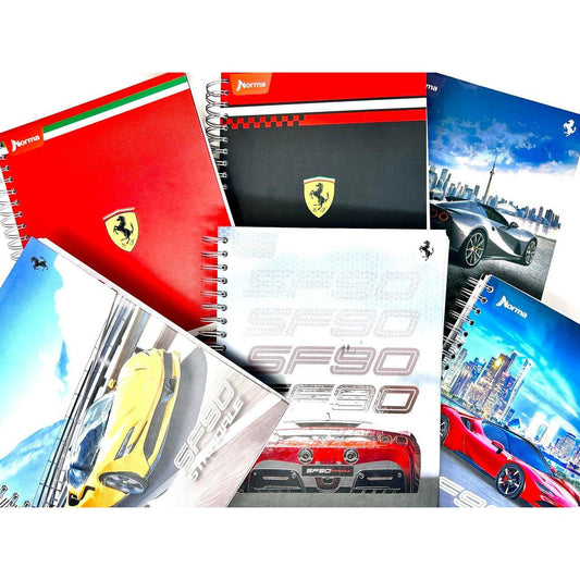 LIBRETA FERRARI 10 DIV DURABOOK 400 PG