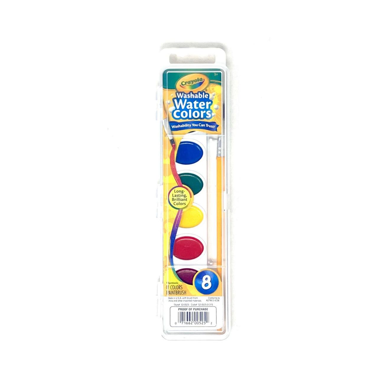ACUARELAS 8 COLORES WASHABLE