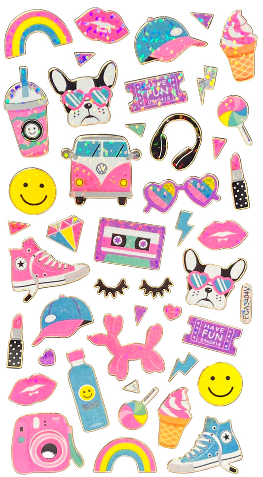 Laser Cut Stickers | City Adventure