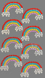 Rainbow Stone Stickers