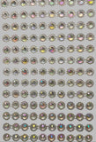 BUBBLE FRAME STONE STICKER | CLEAR