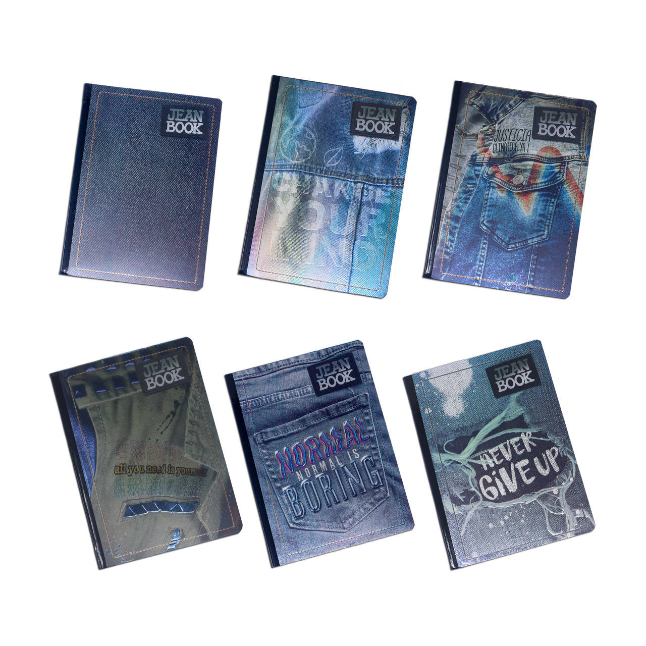LIBRETA JEAN BOOK REVOLUTION GDE 200 PG