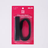 VELCRO WITHOUT GLUE BLACK 20MM 1 YARD