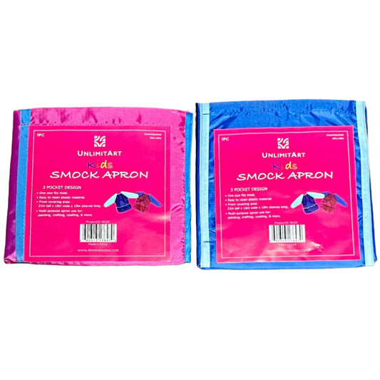 KIDS SMOCK APRON W/POCKET