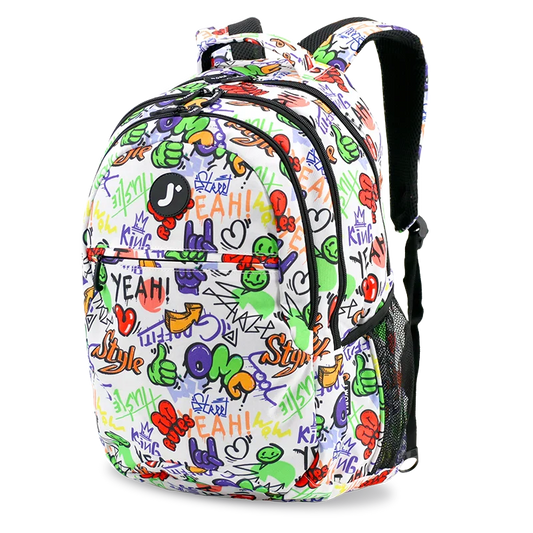 Cornelia Laptop Backpack | Street Art