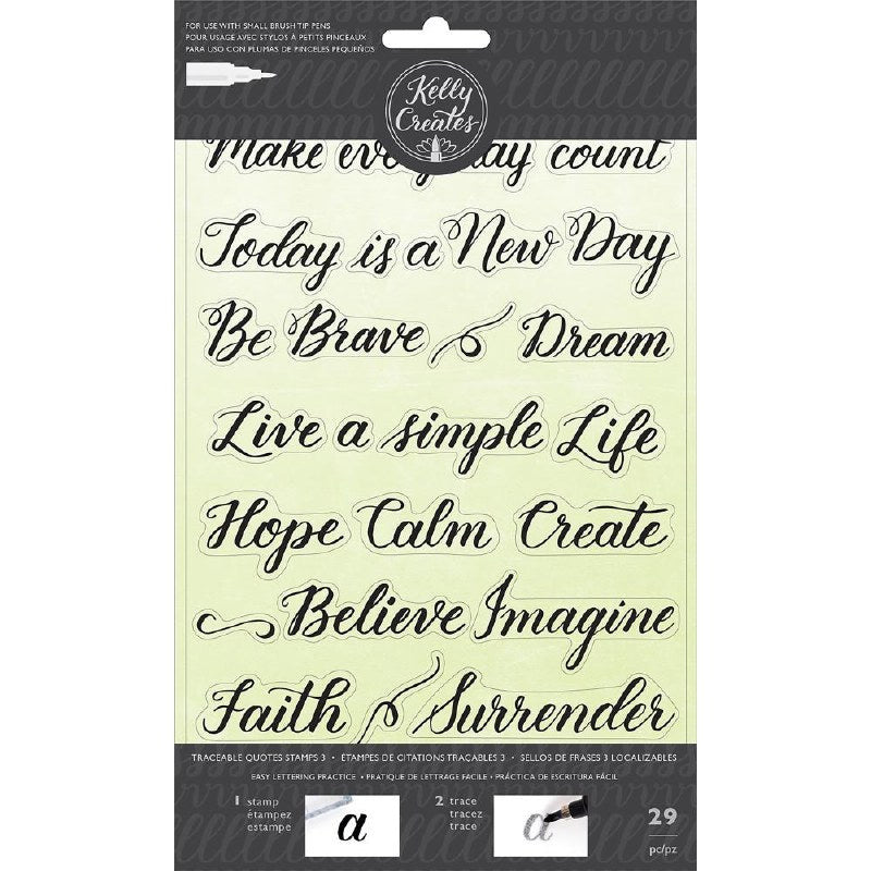 STAMP TRACEABLE QUOTES 29 PCS