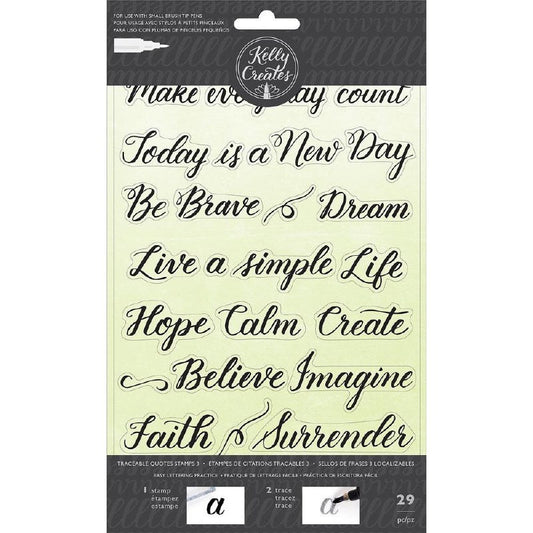 STAMP TRACEABLE QUOTES 29 PCS