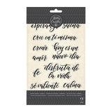 QUOTES SPANISH STAMP 12PCS