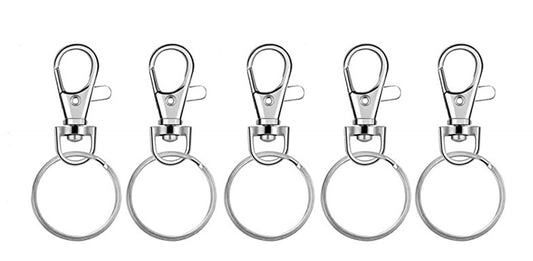 KEY RING SWIVEL SNAP HOOKS