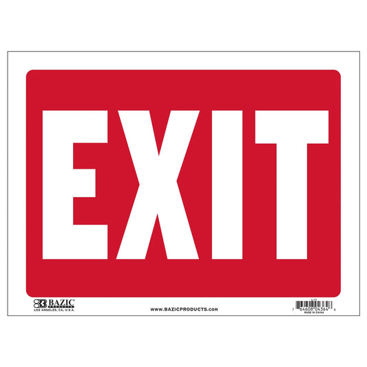 Exit Sign 12" X 16"