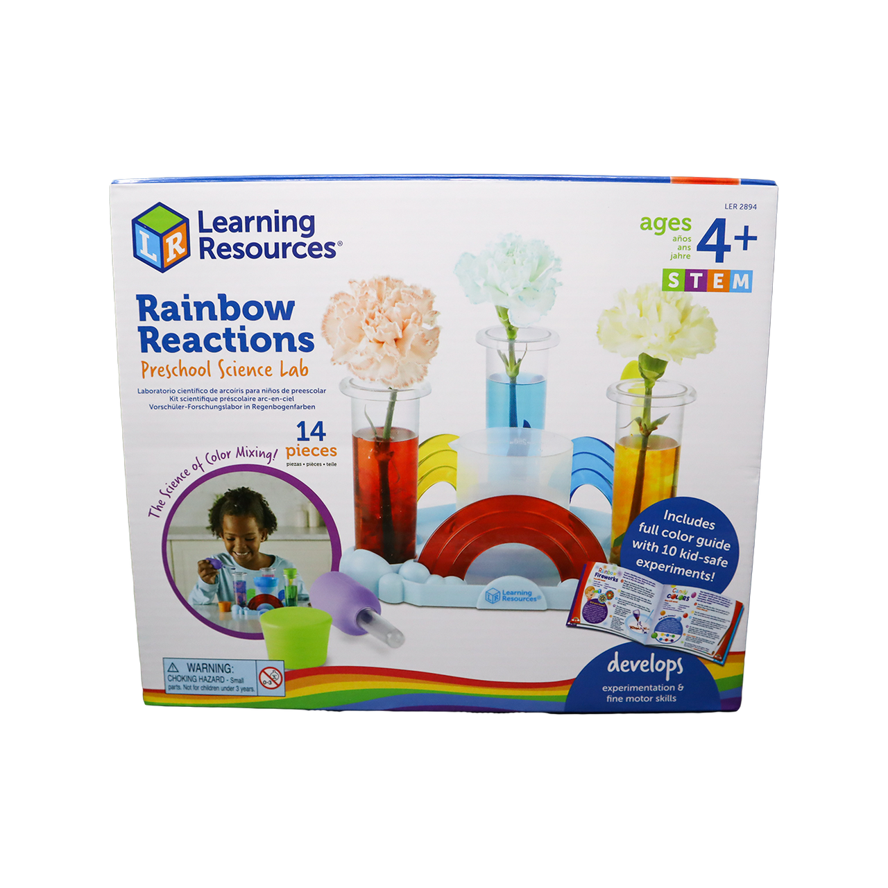 Rainbow Reactions Preschool Science