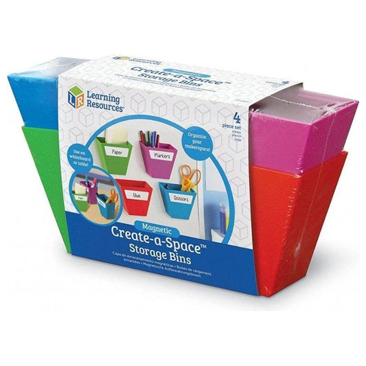 Magnetic Create-a-Space™ Storage Boxes Set 4