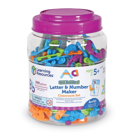 Skill Builders! Letter and Number Maker Classroom