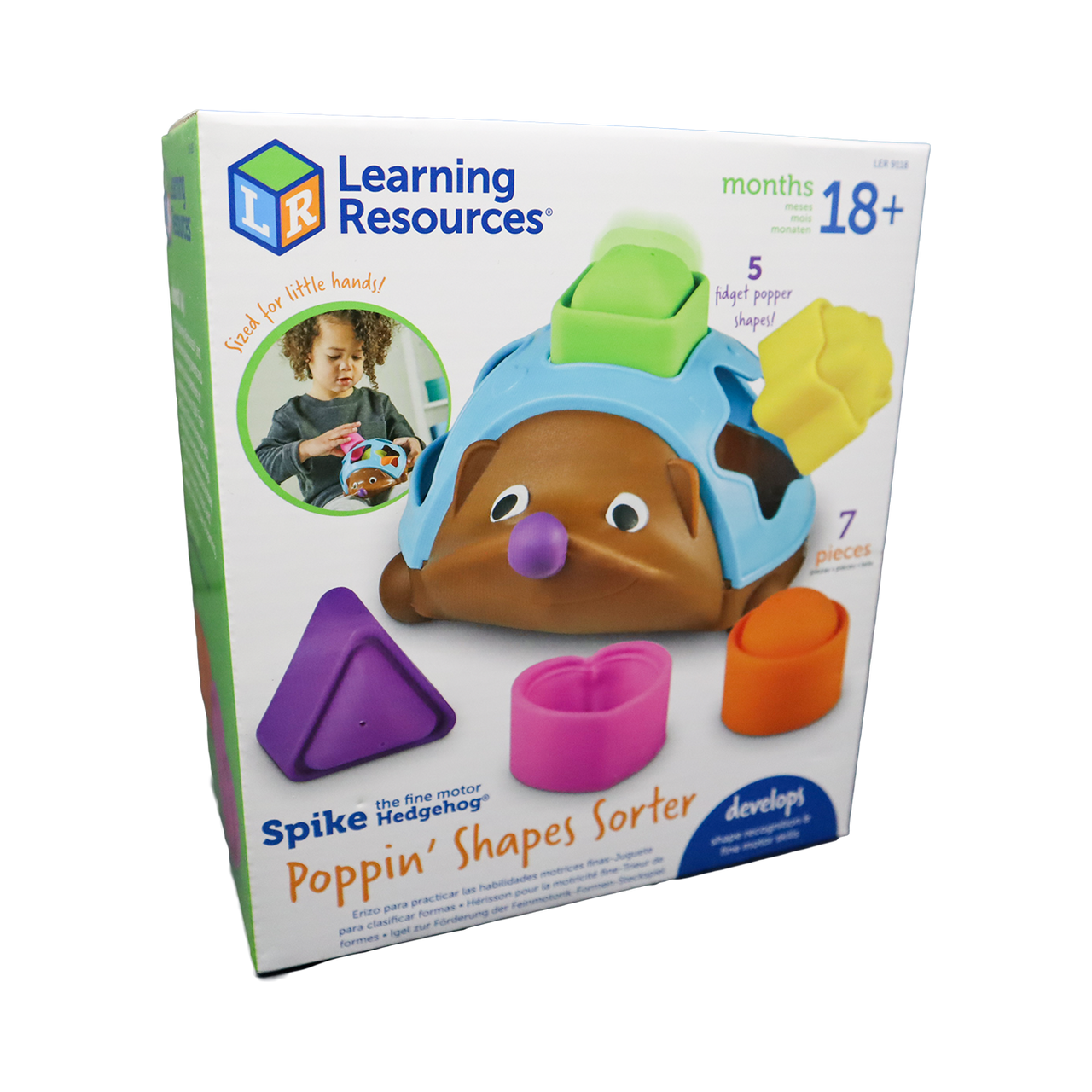 Spike The Fine Motor Hedgehog® Poppin' Shapes Sorter