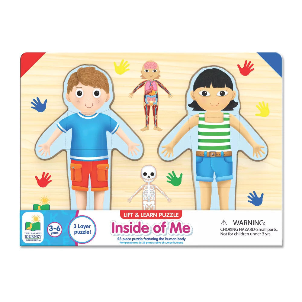 LIFT & LEARNING INSIDE ME PUZZLE 28 PCS