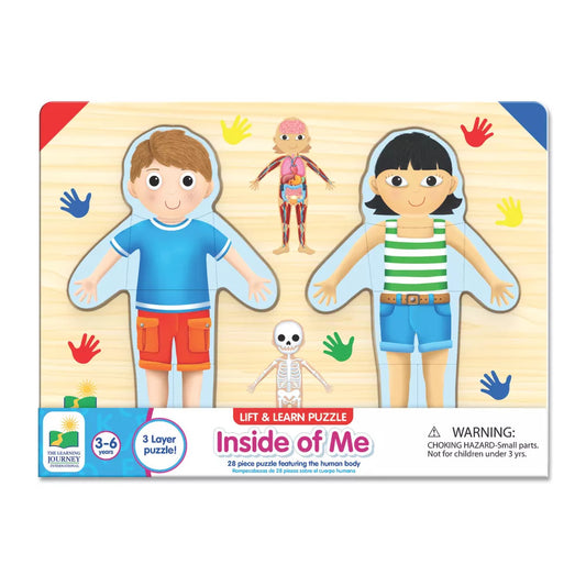 LIFT & LEARNING INSIDE ME PUZZLE 28 PCS