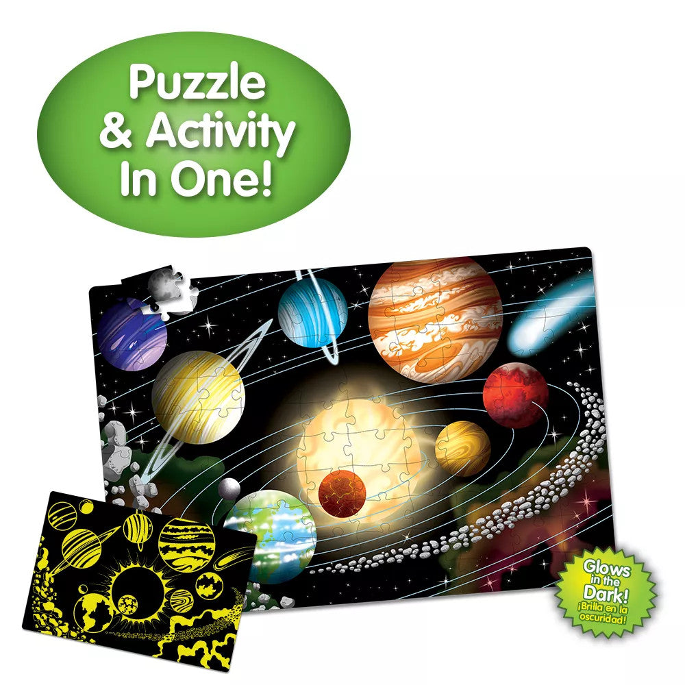 GLOW IN THE DARK PUZZLE SPACE