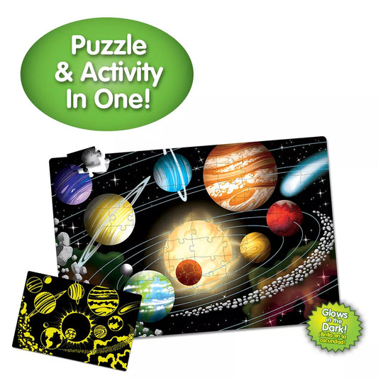 GLOW IN THE DARK PUZZLE SPACE