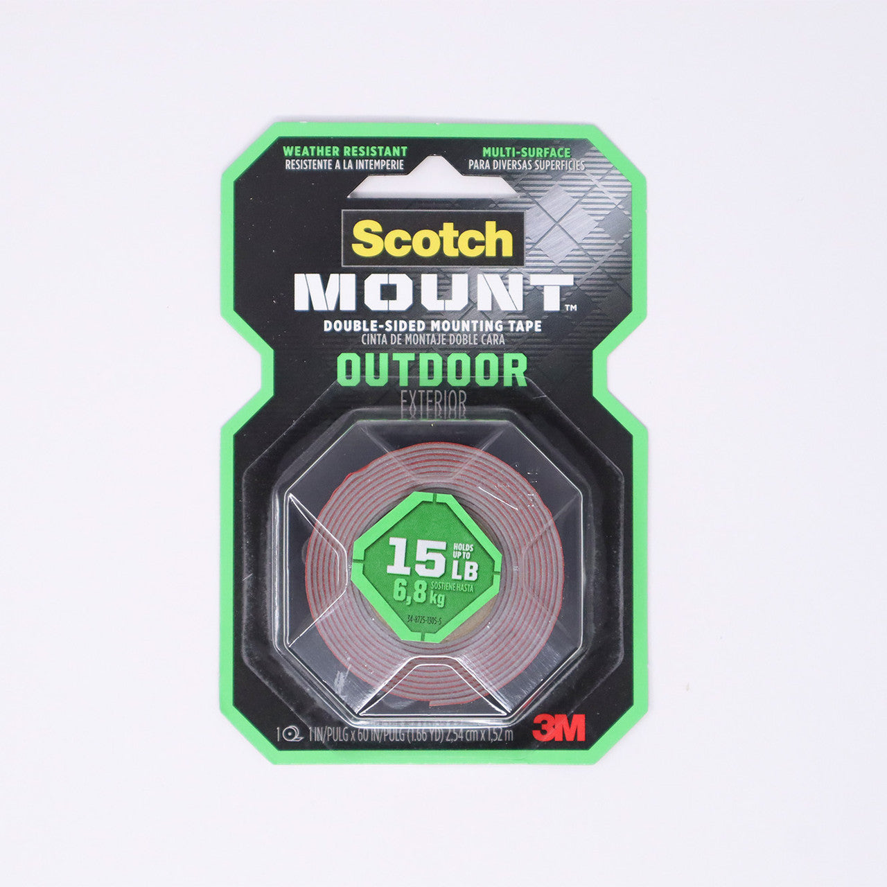 OUTDOOR MOUNTING TAPE 15LB