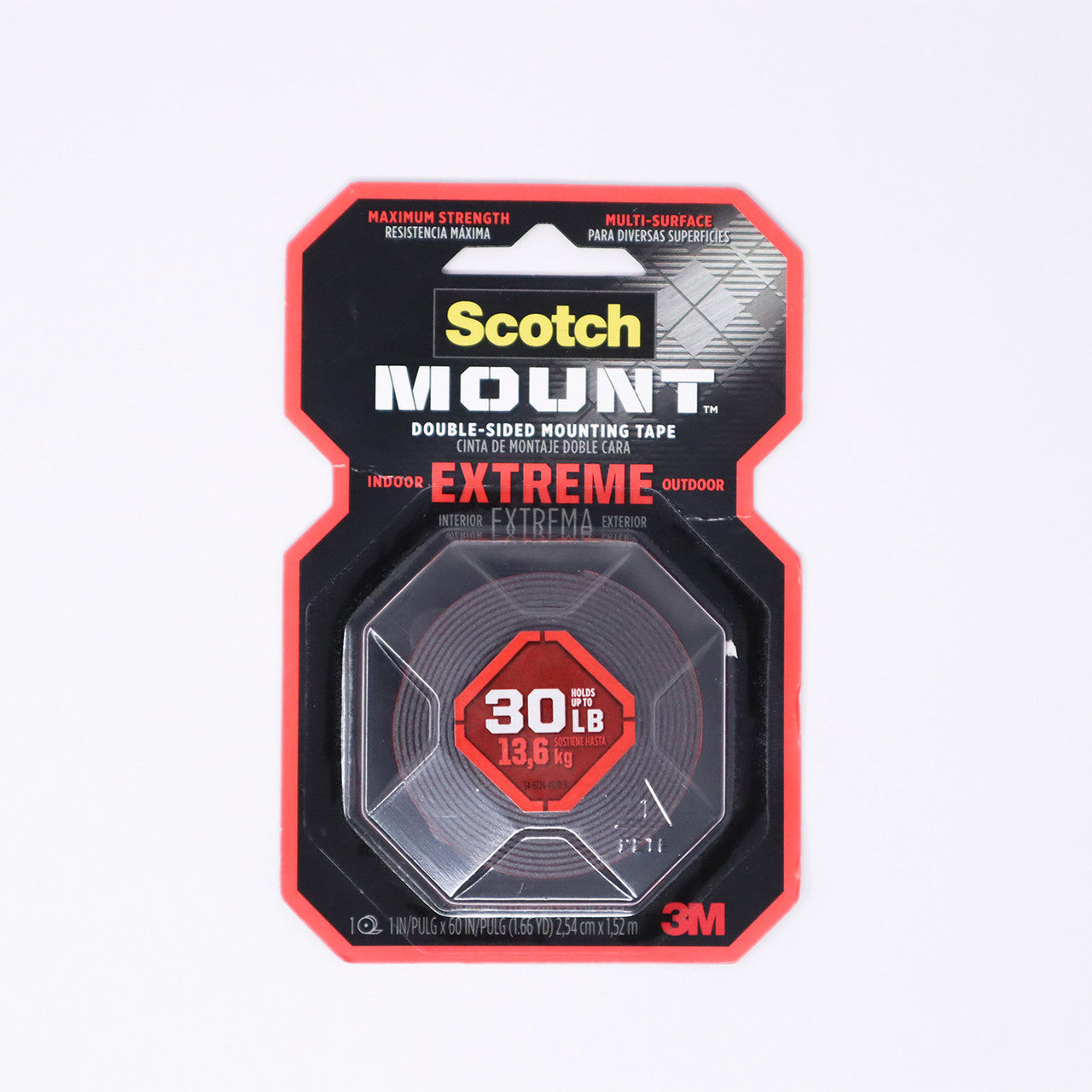 MOUNTNG TAPE EXTEMELY 30 LB 1X60"