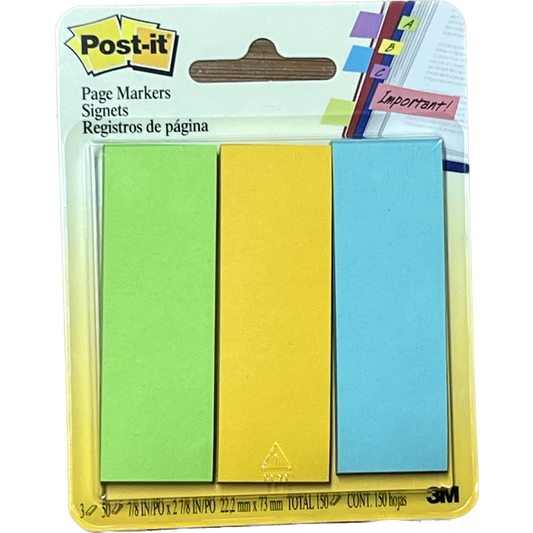 PAGE MARKERS 1 X 3 (PQ.3)