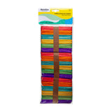 PALITOS DE MADERA COLOR 150 PCS