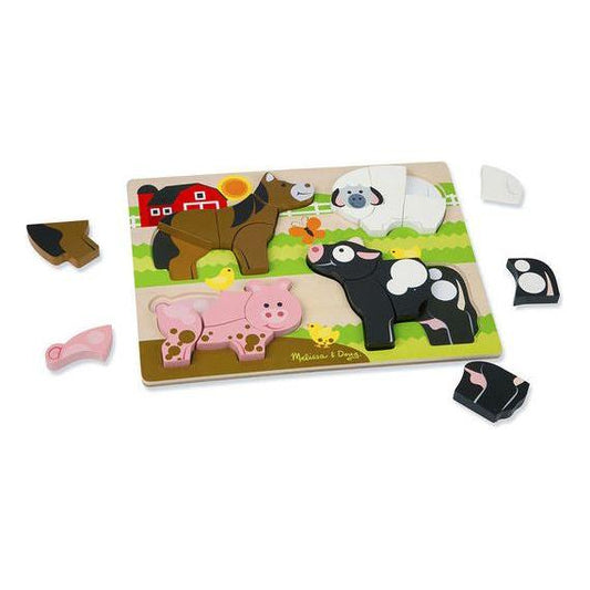 CHUNKY JIGSAW PUZZLE FARM ANIMALS