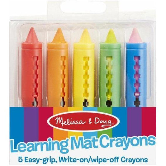 Learning Mat Crayons 5pcs