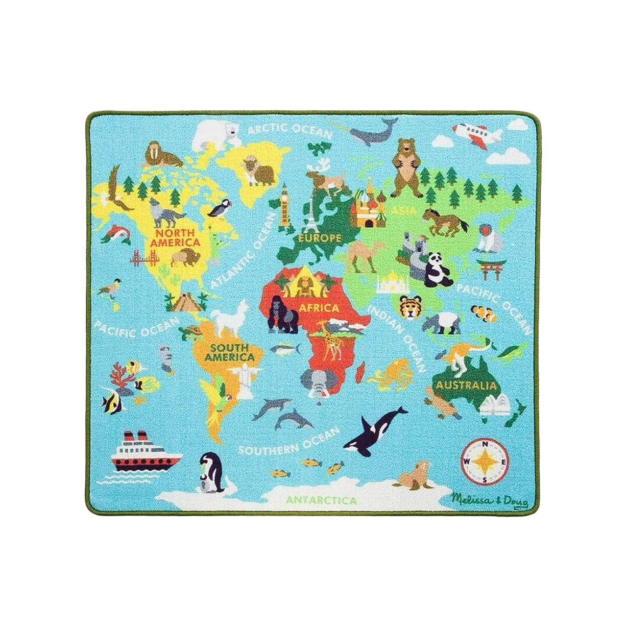 Round the World Travel Rug