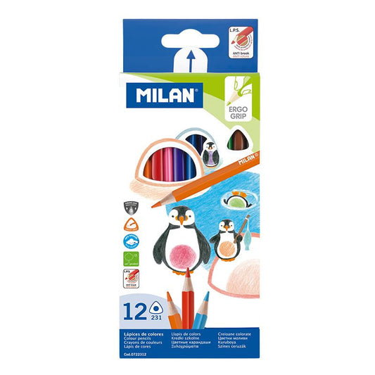 Lapices de Colores Triangulares x 12