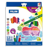 MAXI Lapices de Colores Triangulares x 12