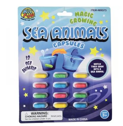 MAGIC GROW SEA ANIMAL CAPSULES