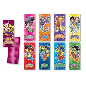 HALL PASSES SUPERHEROES