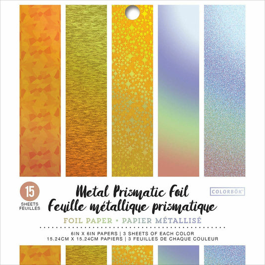 FOIL PAPER METAL PRISMATIC PAD 6X6