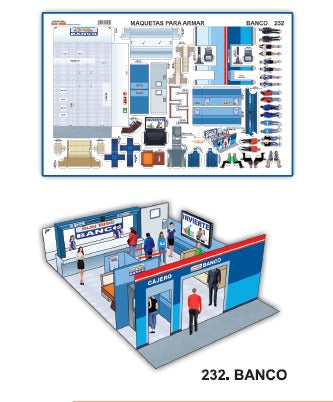 MAQUETA DE BANCO